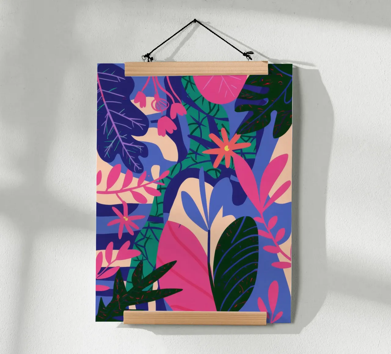 Sogno di giungla elettrica poster da Wish Studio