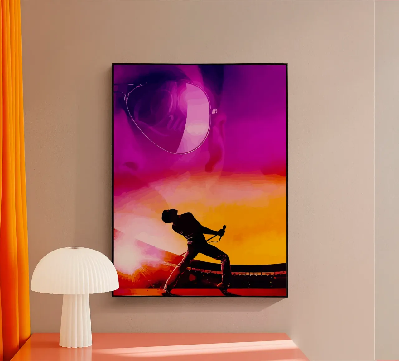 Freedie Mercury plexiglass da Musadad Shop