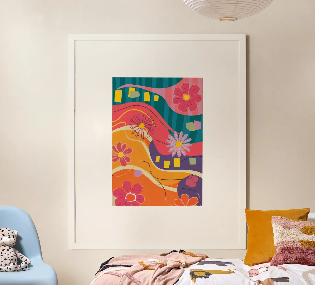 Onde floreali vivaci poster da Moon Revolver
