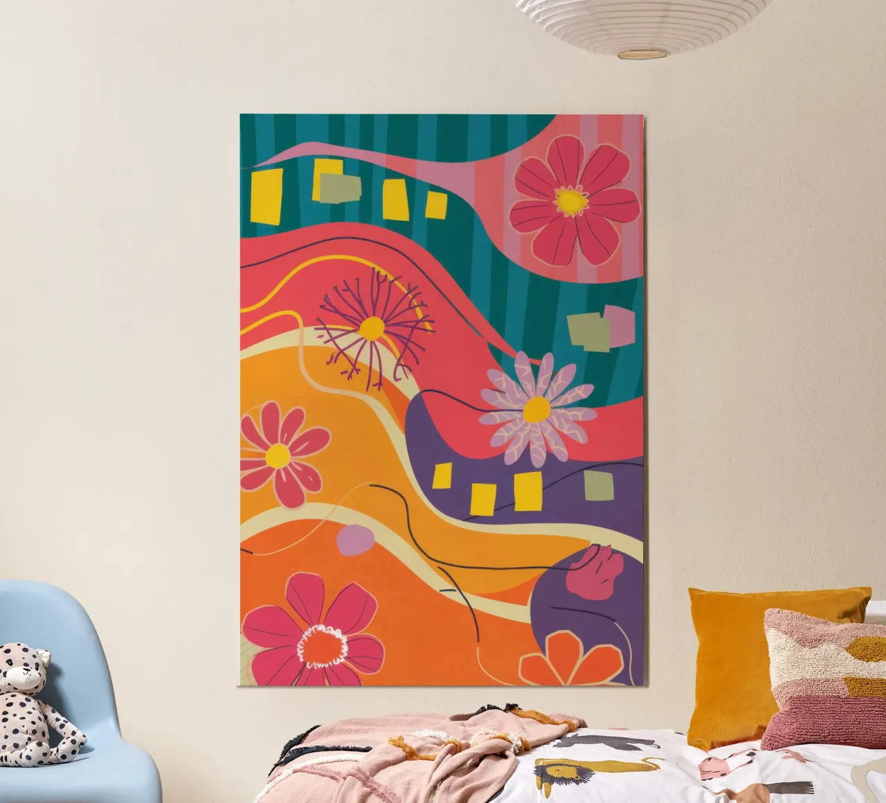 Onde floreali vivaci poster da Moon Revolver