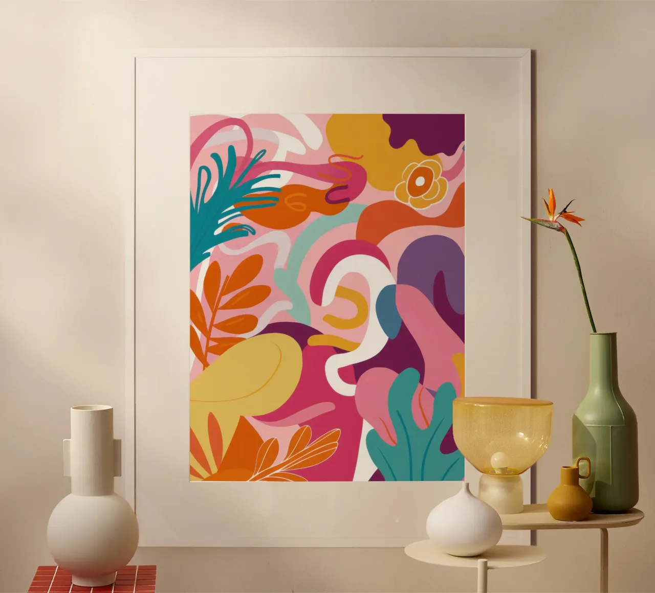 Psychedelischer Lavafluss Poster von Wish Studio