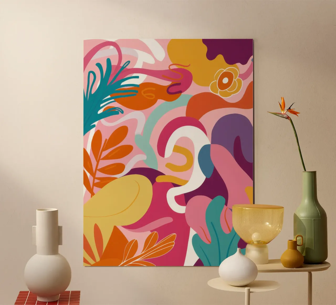 Psychedelischer Lavafluss Poster von Wish Studio
