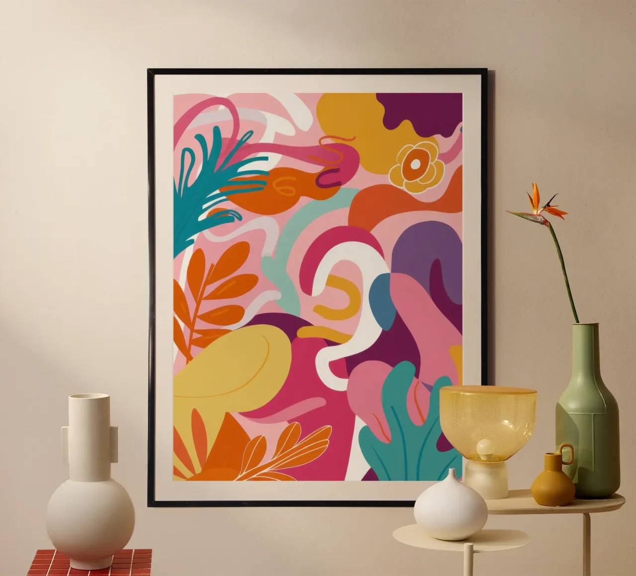 Psychedelischer Lavafluss Poster von Wish Studio