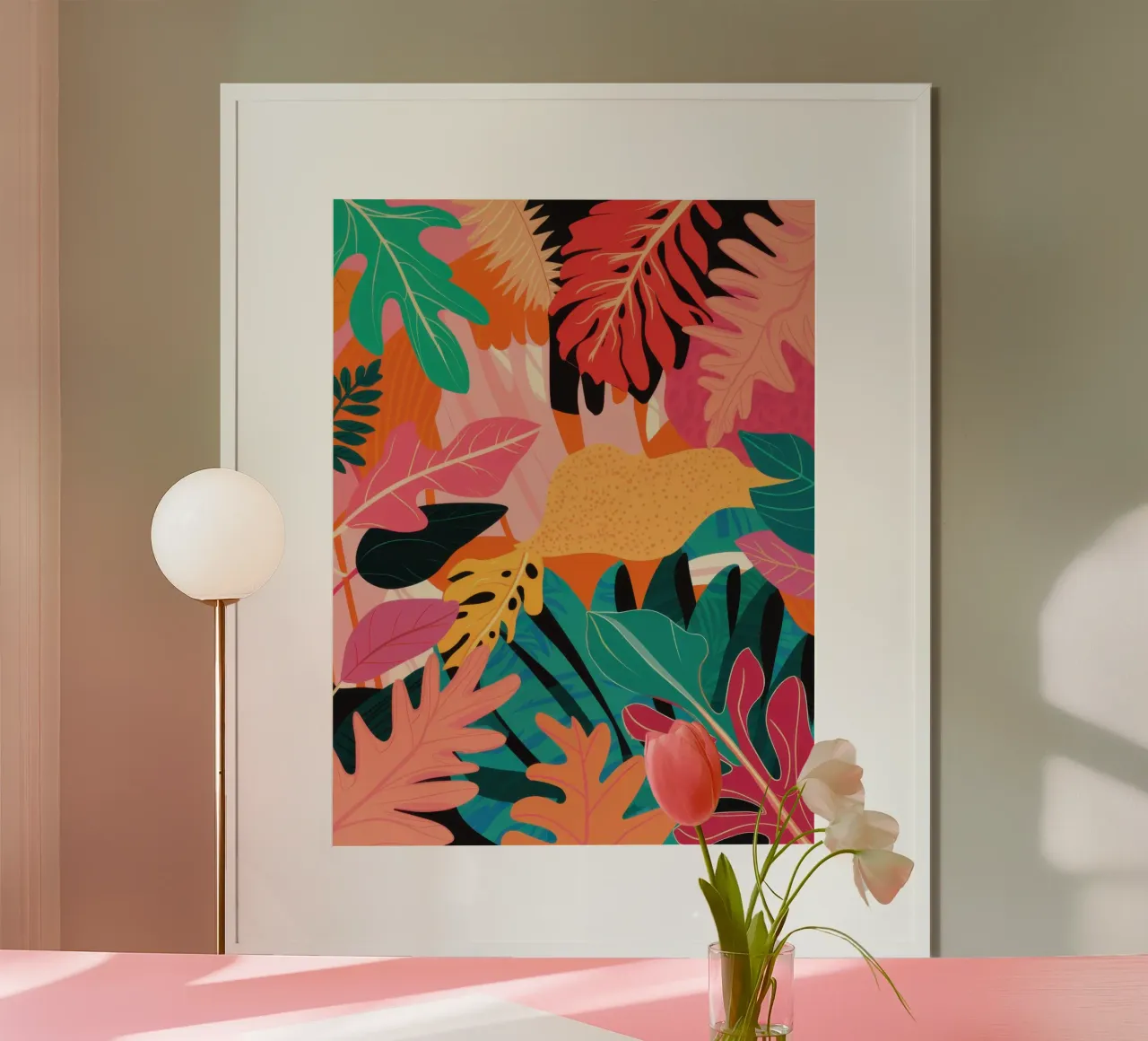 Versteckter Dschungelkönig Poster von Echo Saber