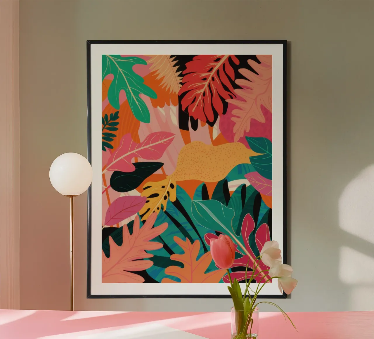 Versteckter Dschungelkönig Poster von Echo Saber