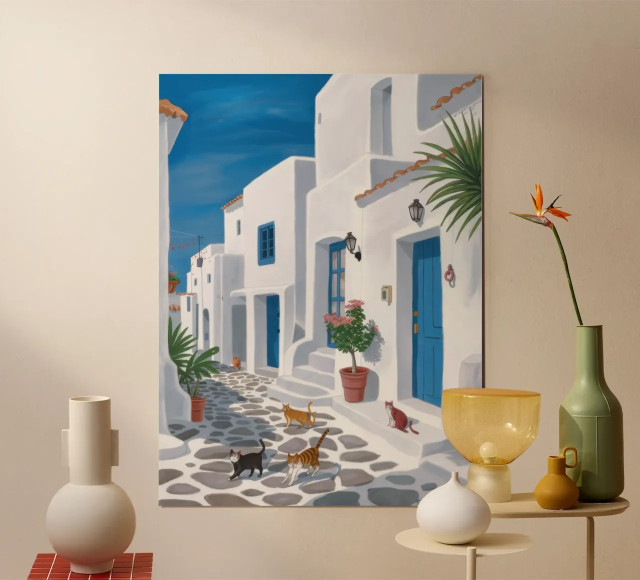 Sentiero Grecian Whitewashed poster da Moon Revolver