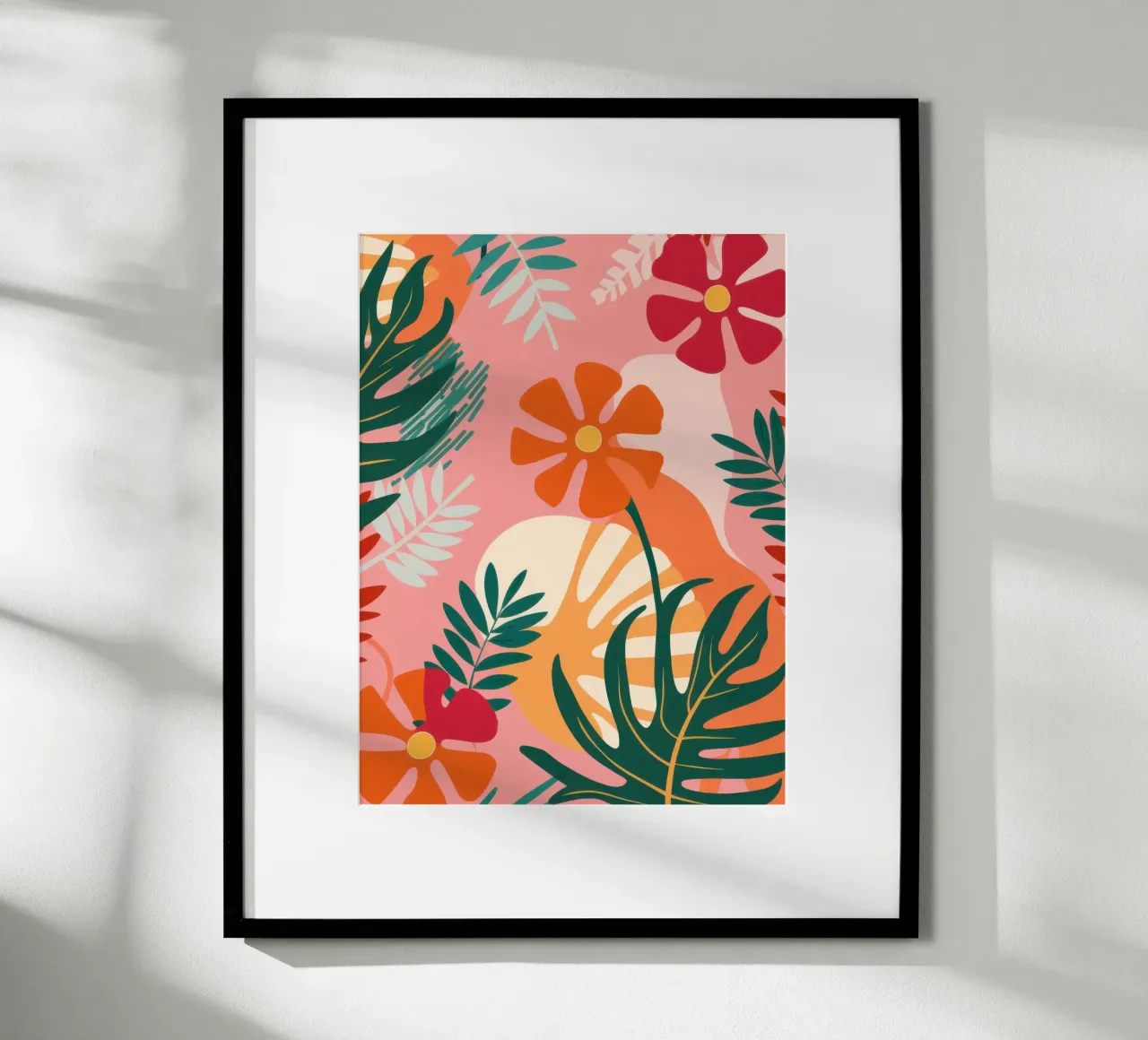 Torta Paradiso Tropicale poster con telaio in legno da Orchid Patina