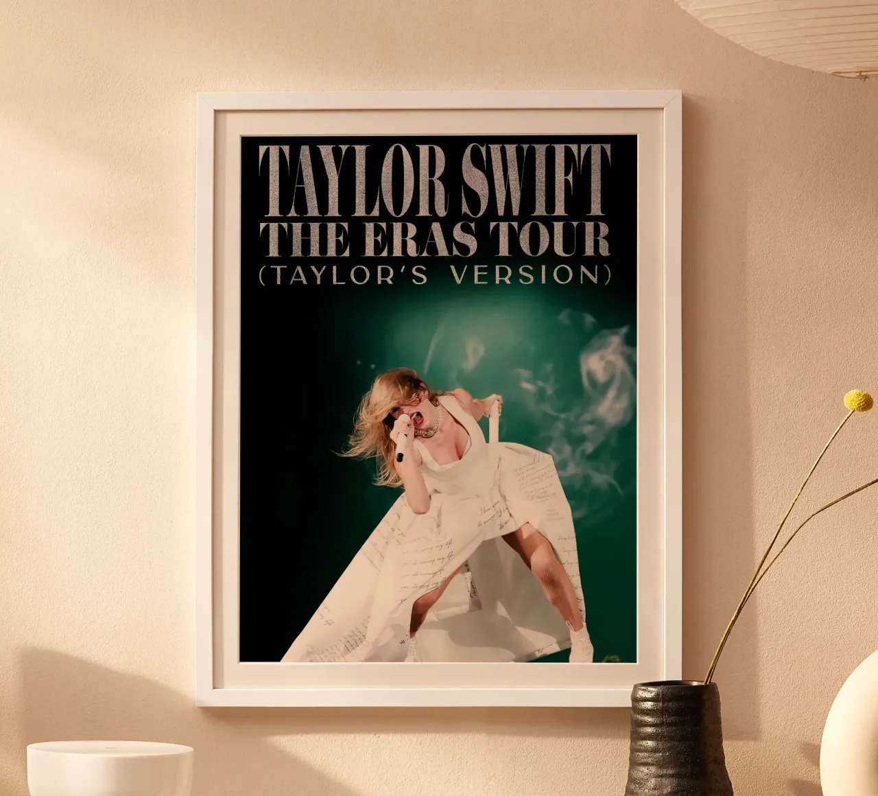 Taylor Swift poster con marco de madera de Musadad Shop