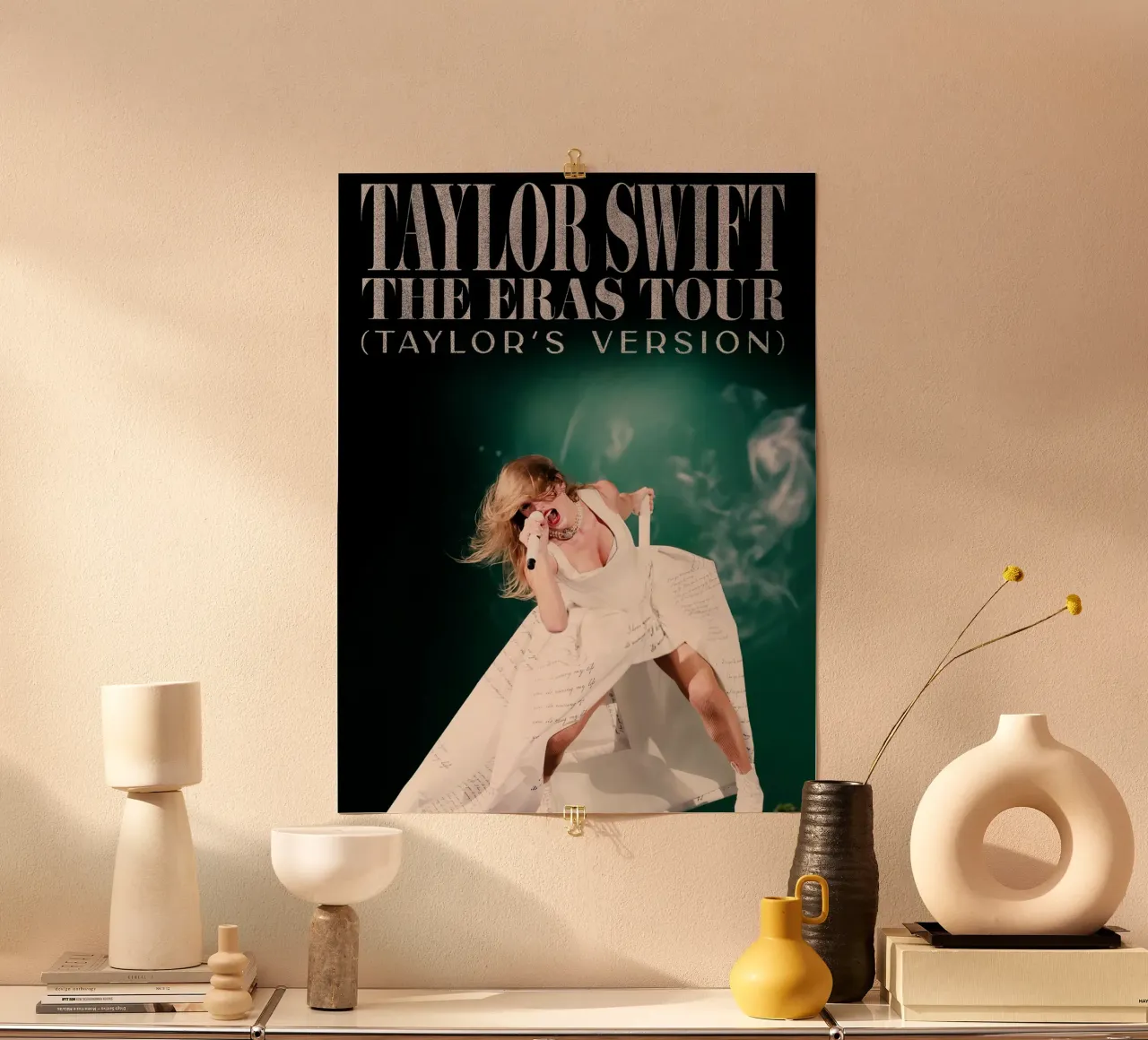 Taylor Swift poster con marco de madera de Musadad Shop