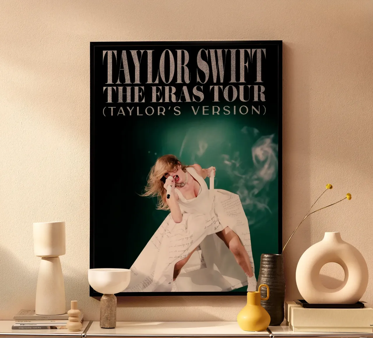 Taylor Swift poster con marco de madera de Musadad Shop