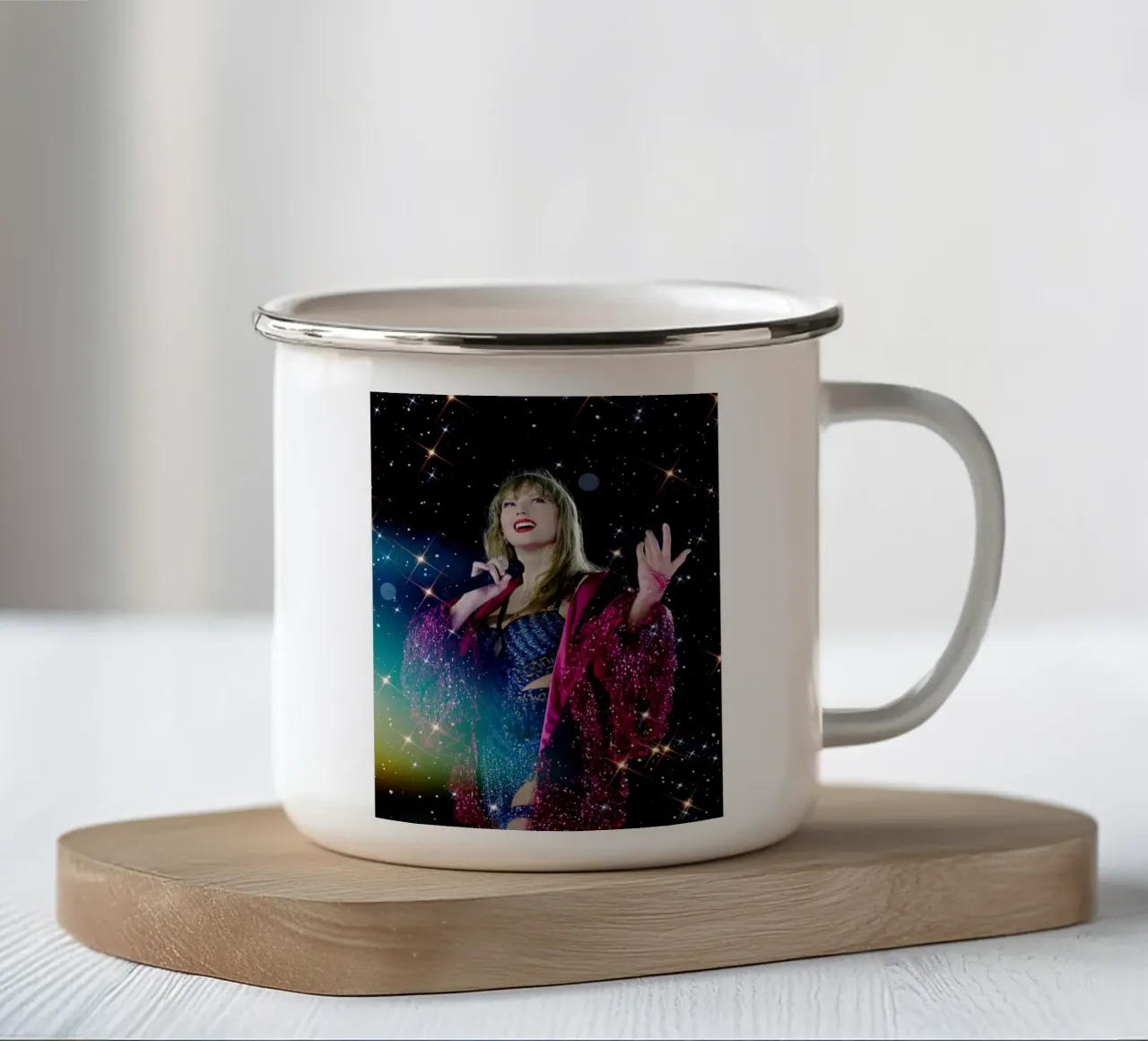 Taylor Swift tazza in smalto da Musadad Shop