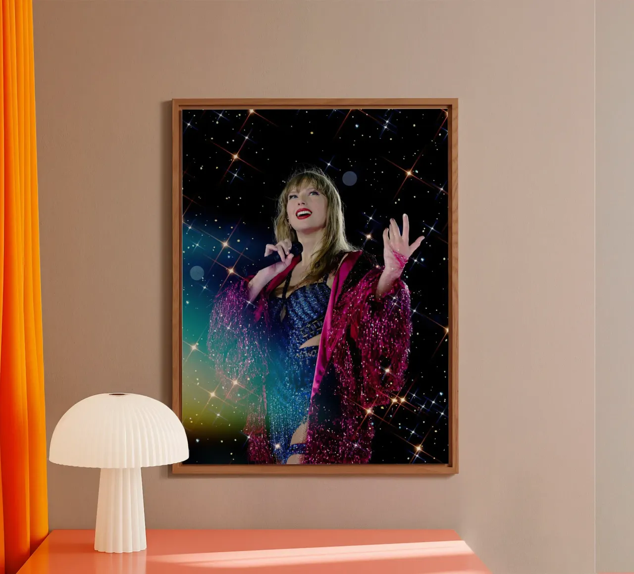 Taylor Swift alluminio dibond da Musadad Shop