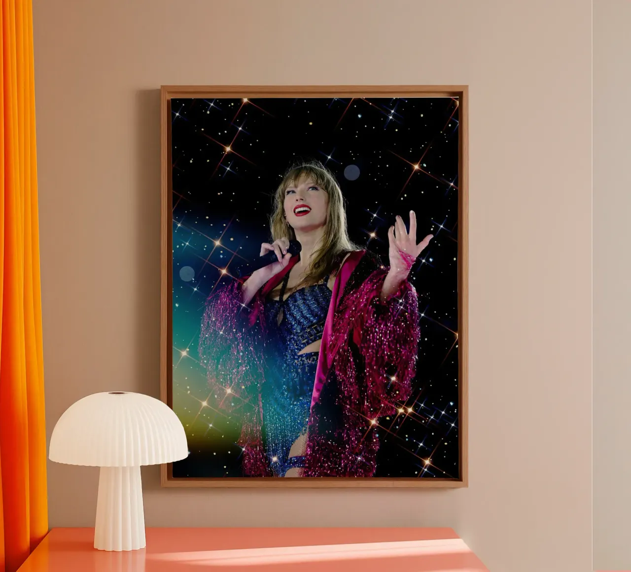 Taylor Swift tela con Cornice a cassetta da Musadad Shop