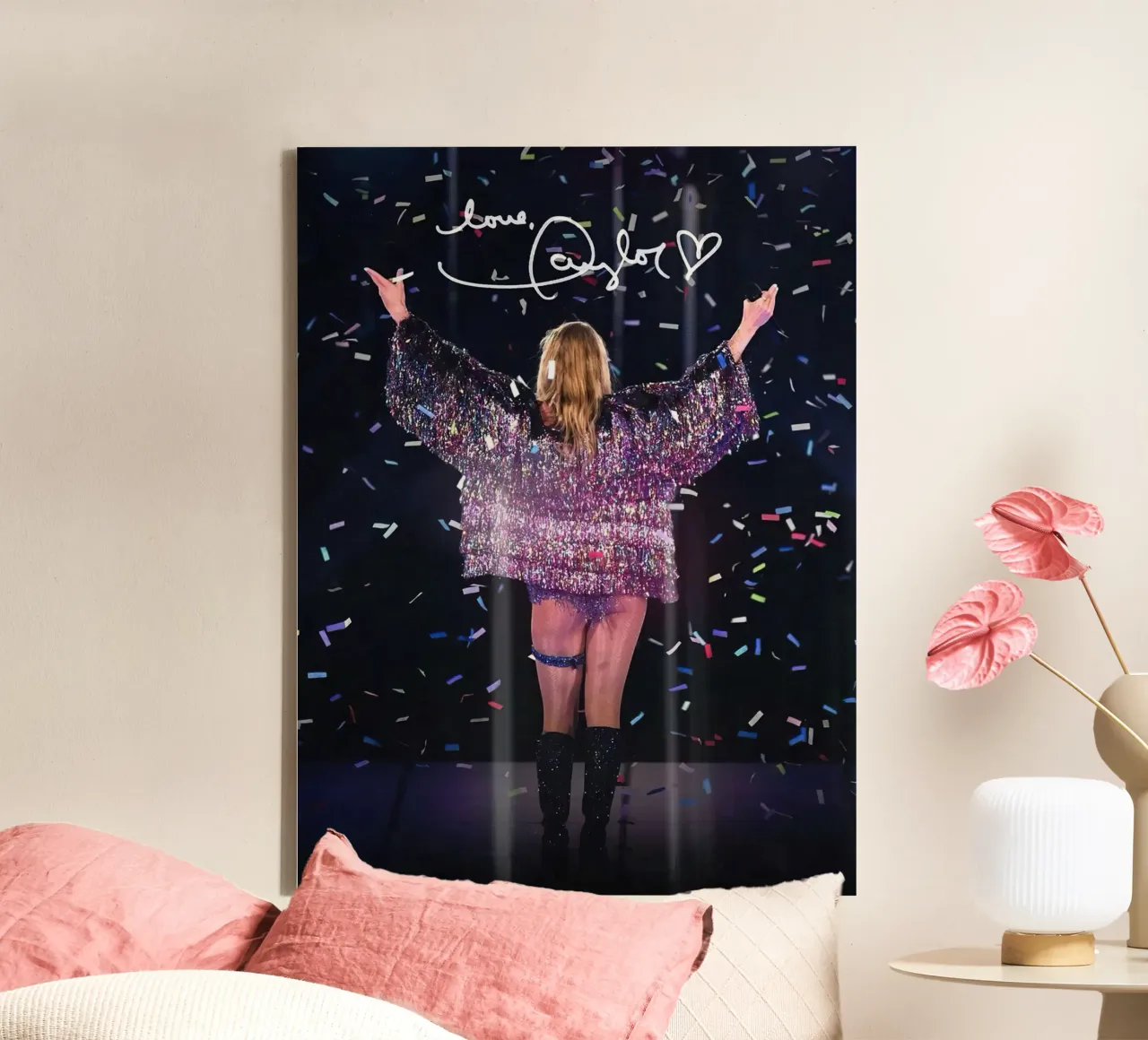 Taylor Swift tela con Cornice a cassetta da Musadad Shop