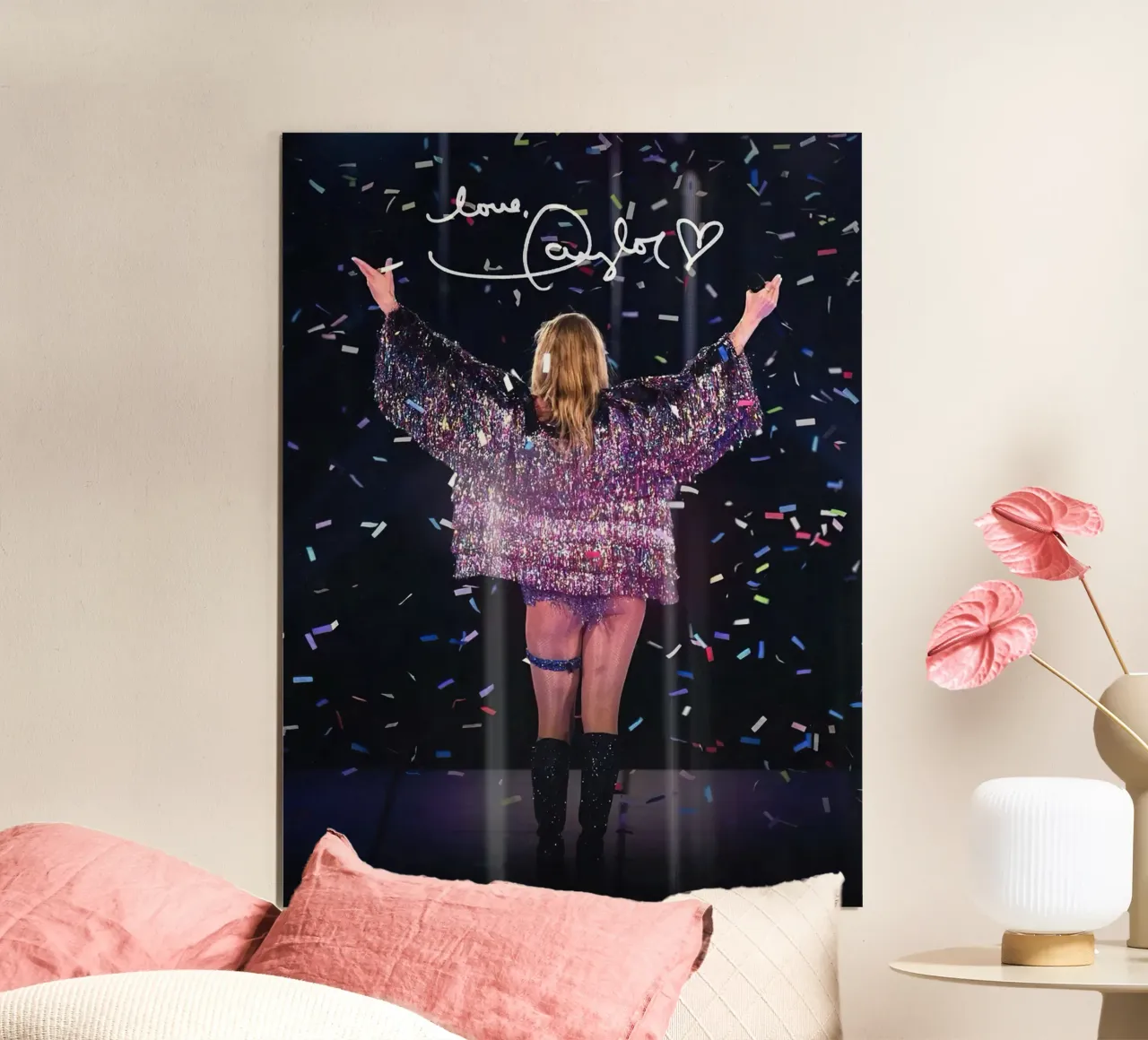 Taylor Swift poster con telaio in legno da Musadad Shop