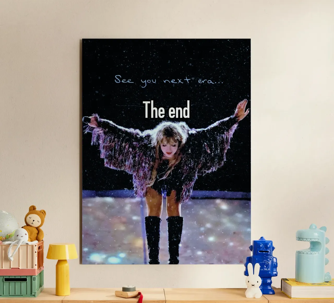 Taylor Swift alluminio dibond da Musadad Shop