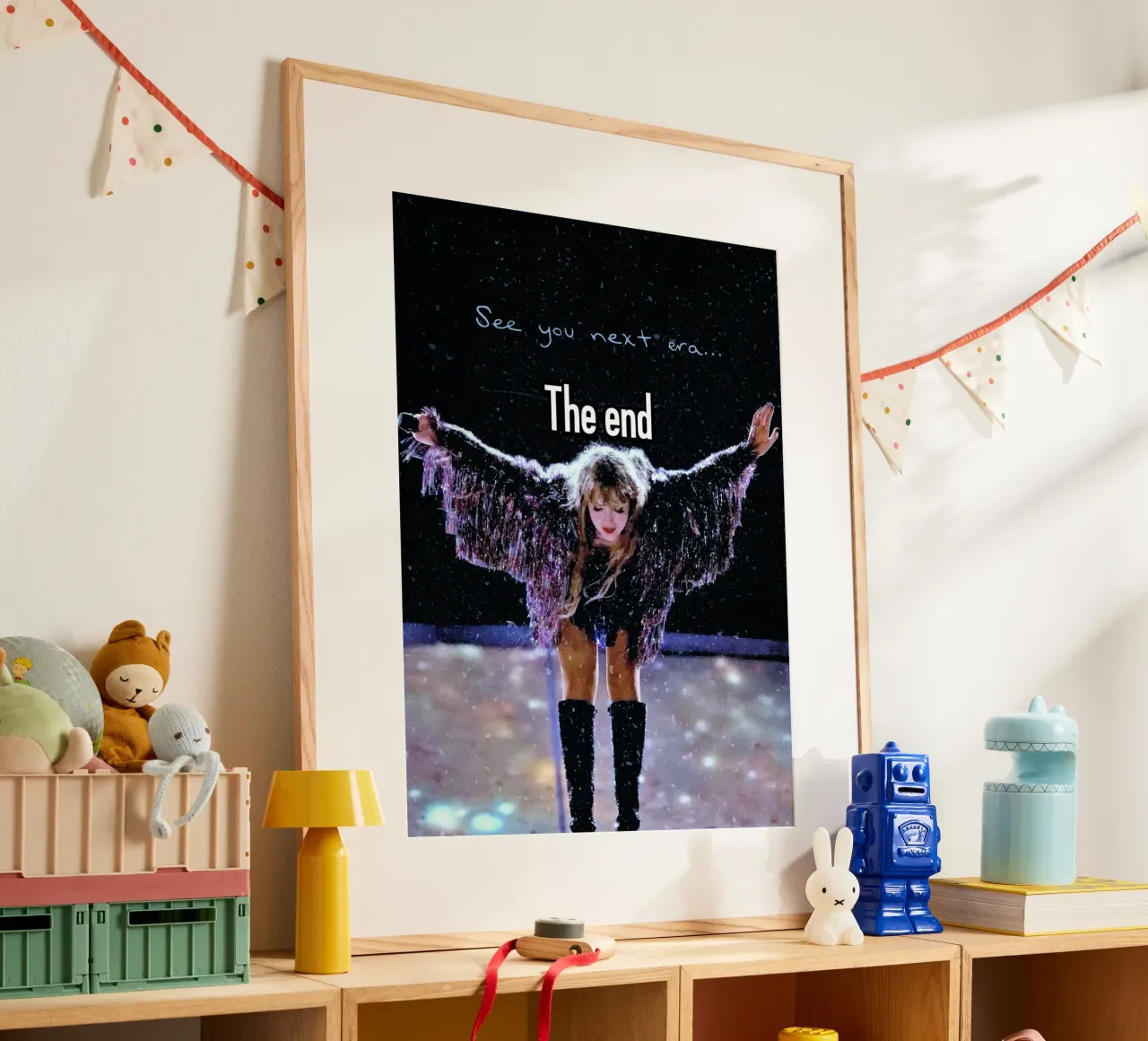 Taylor Swift poster con telaio in legno da Musadad Shop