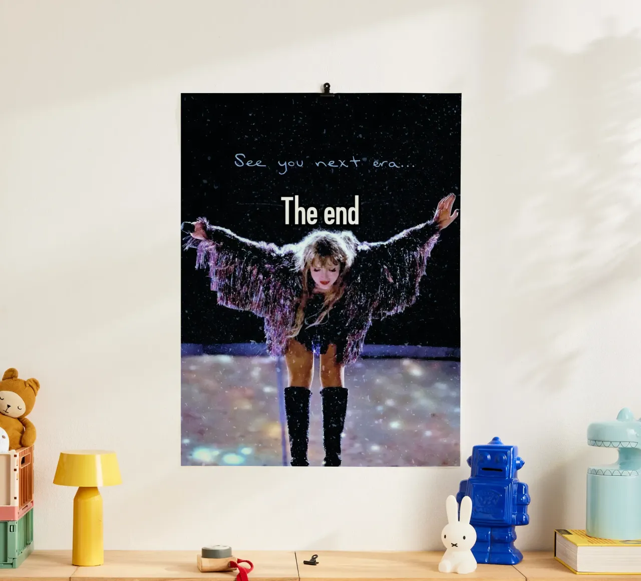 Taylor Swift poster con telaio in legno da Musadad Shop