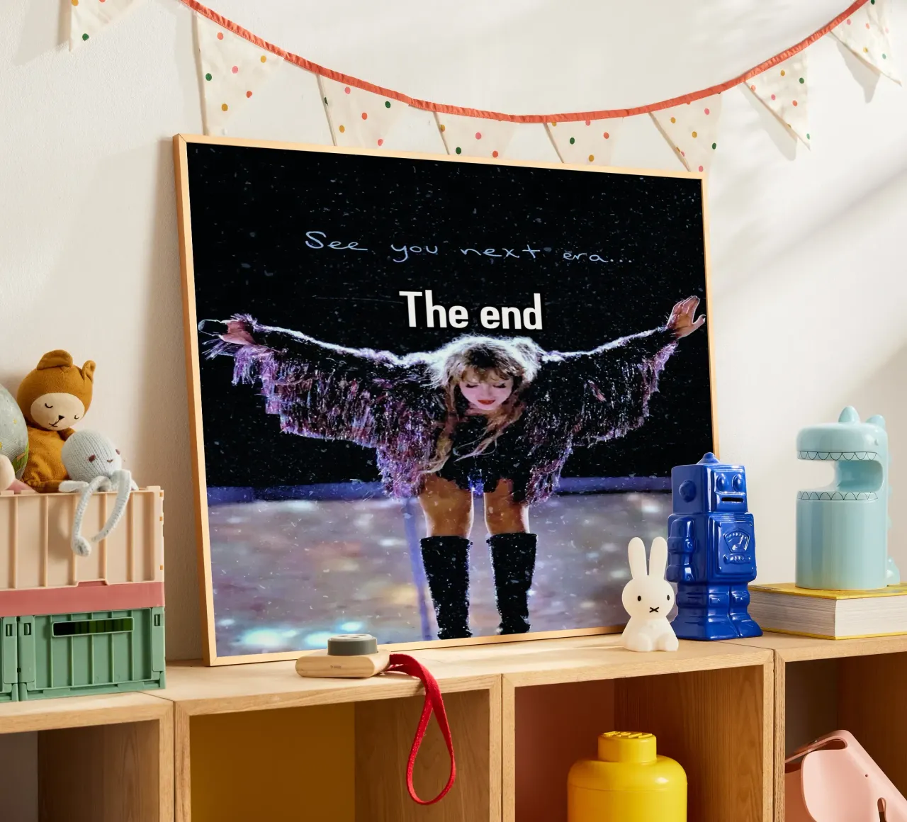 Taylor Swift poster con telaio in legno da Musadad Shop