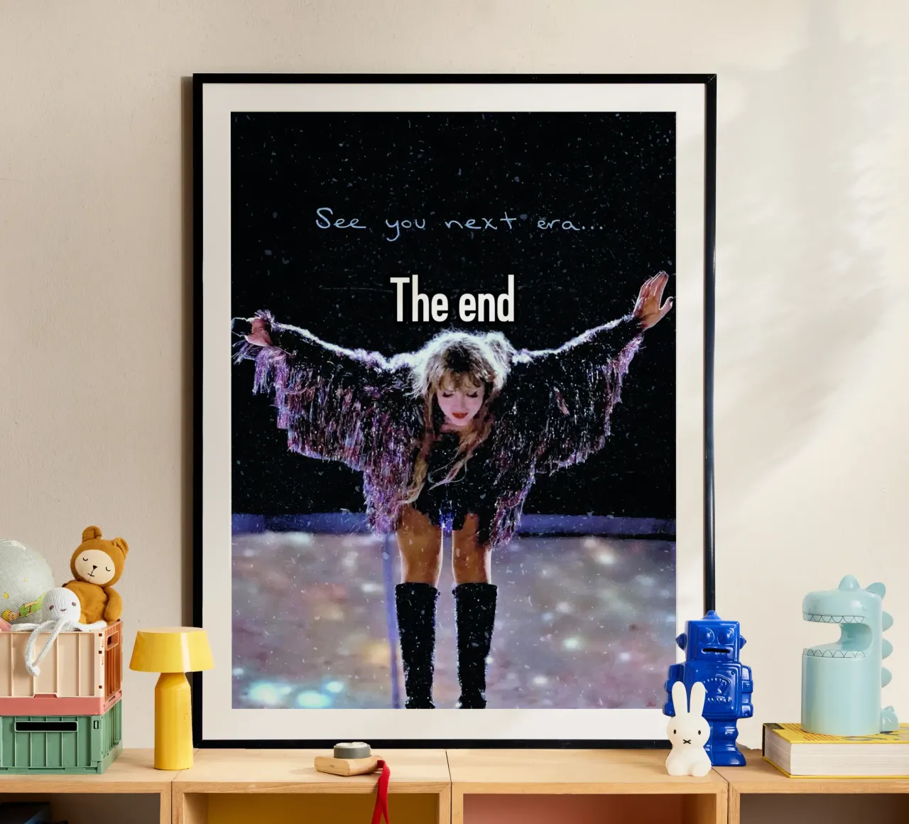 Taylor Swift poster con telaio in legno da Musadad Shop