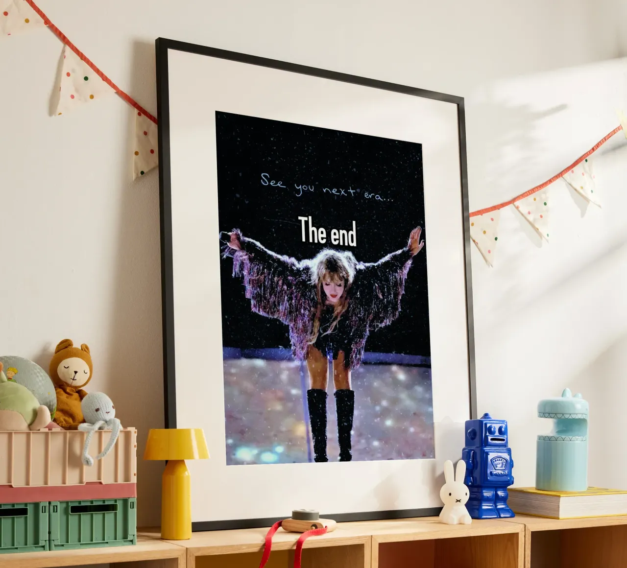 Taylor Swift poster con telaio in legno da Musadad Shop