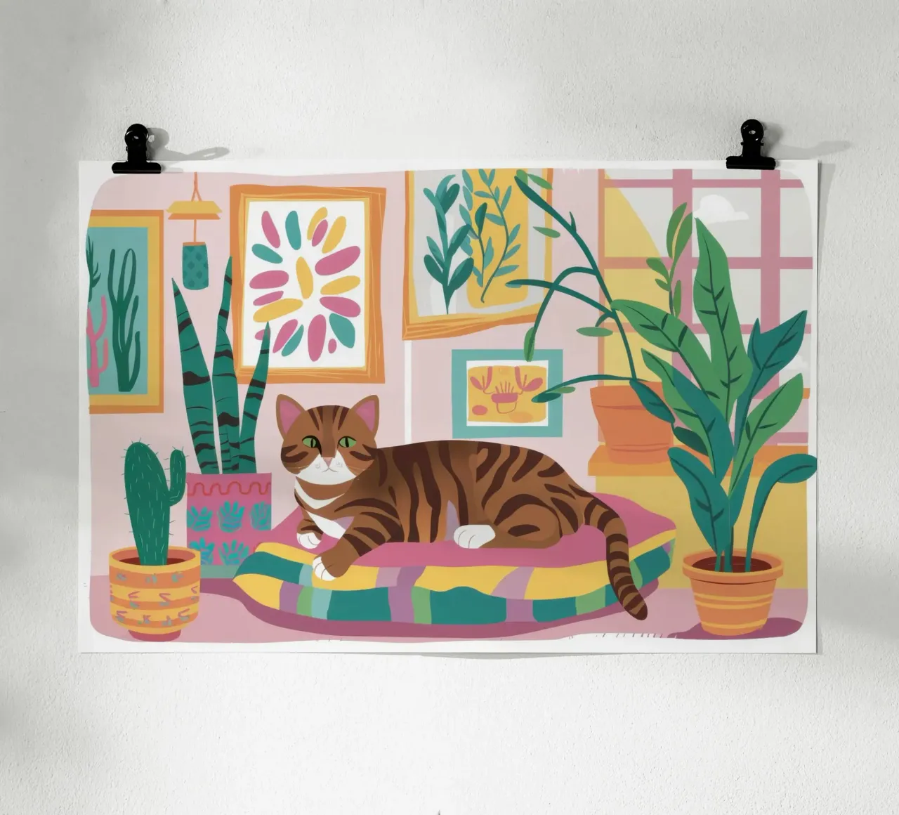 Il posto al sole di Tabby poster da Heaven Craft