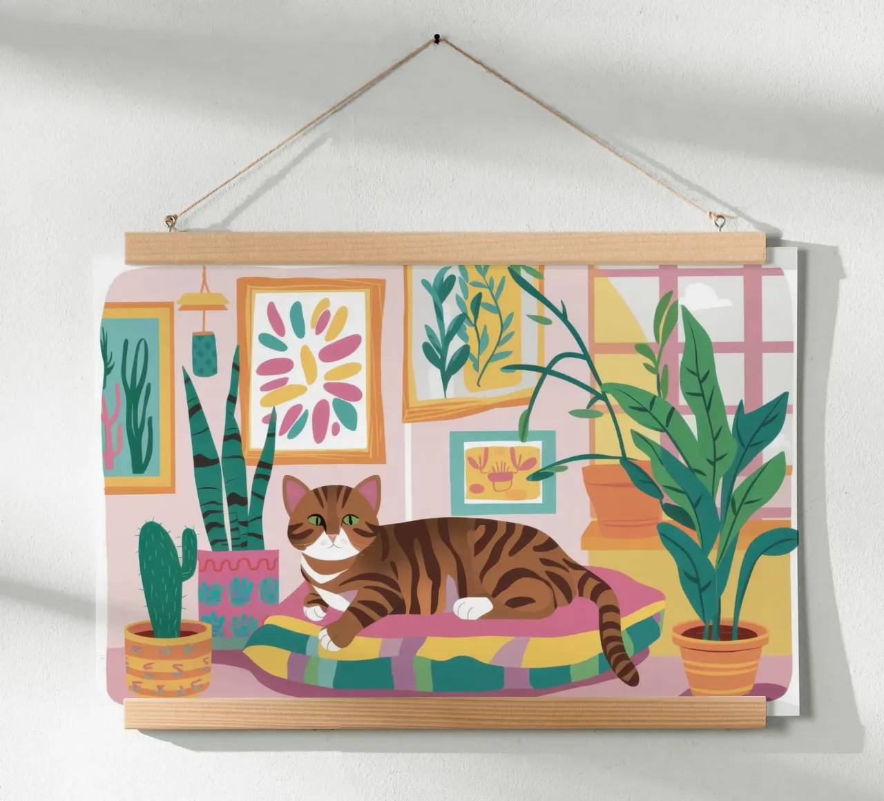 Il posto al sole di Tabby poster da Heaven Craft