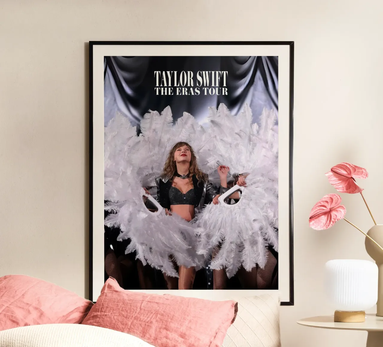 Taylor Swift poster con telaio in legno da Musadad Shop