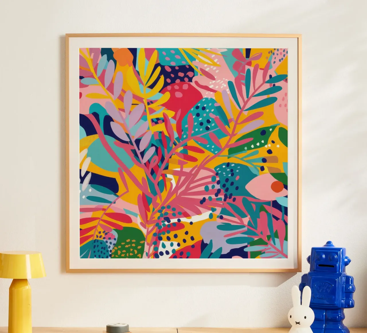 Maximale Farbe Dschungel Poster von Heaven Craft