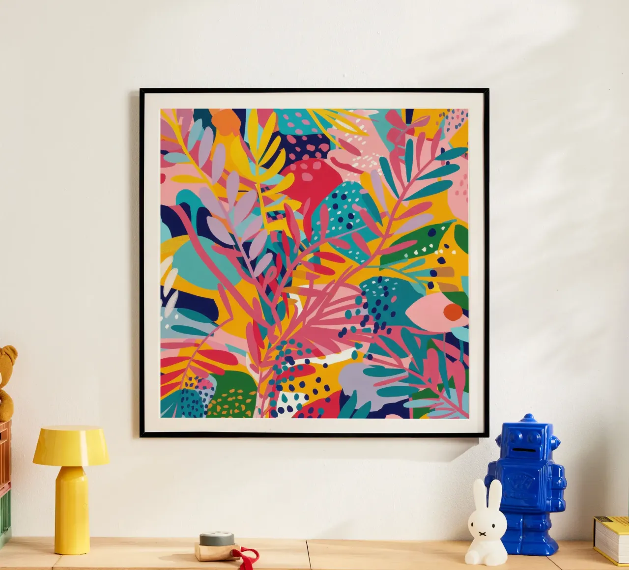 Maximale Farbe Dschungel Poster von Heaven Craft