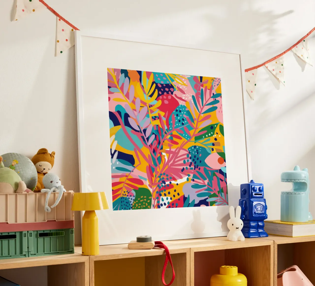 Maximale Farbe Dschungel Poster von Heaven Craft