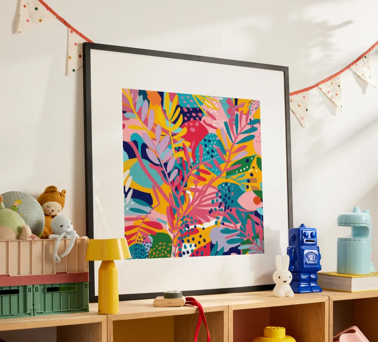 Maximale Farbe Dschungel Poster von Heaven Craft