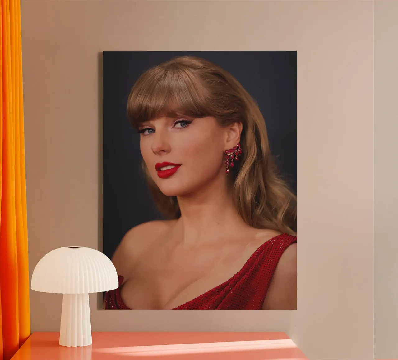 Taylor Swift tela con Cornice a cassetta da Musadad Shop
