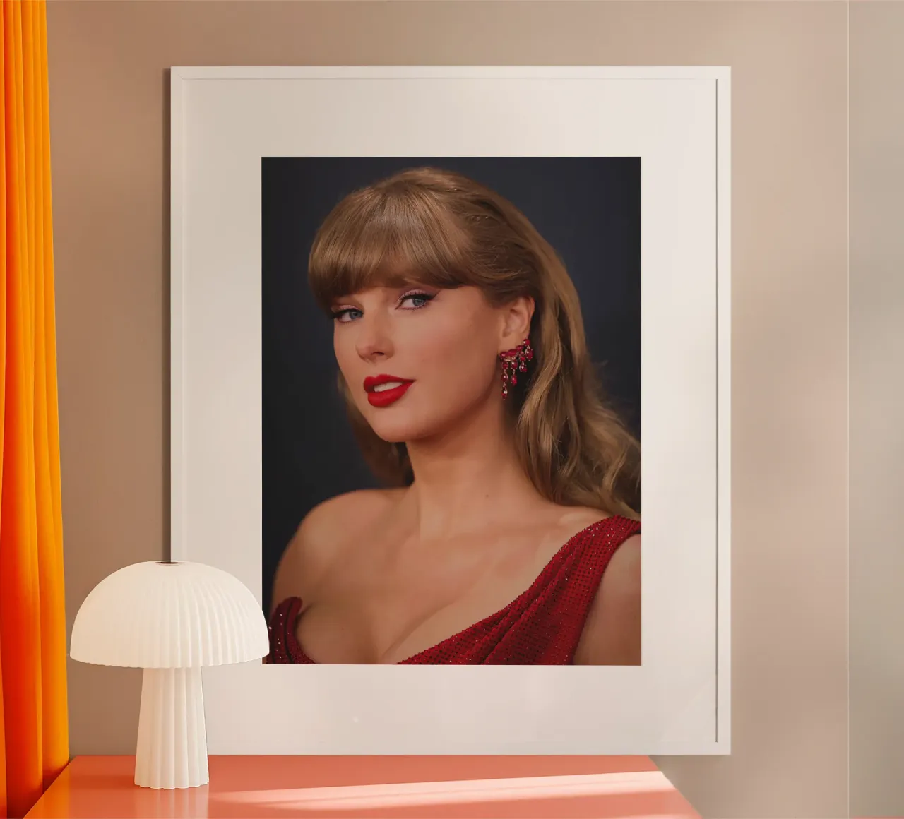 Taylor Swift poster con telaio in legno da Musadad Shop