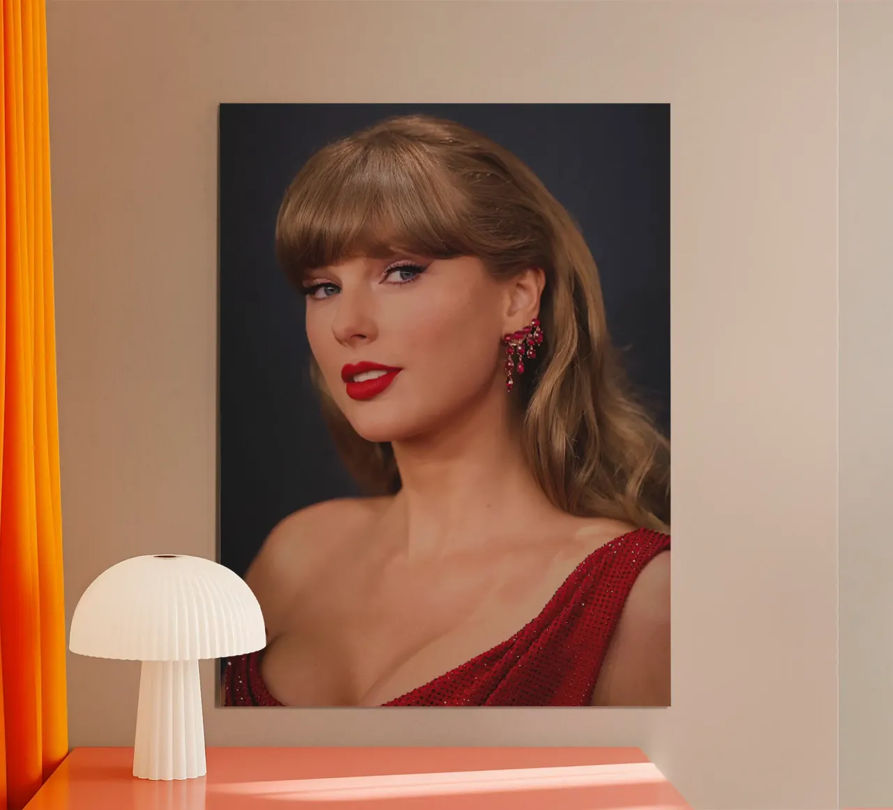 Taylor Swift poster con telaio in legno da Musadad Shop