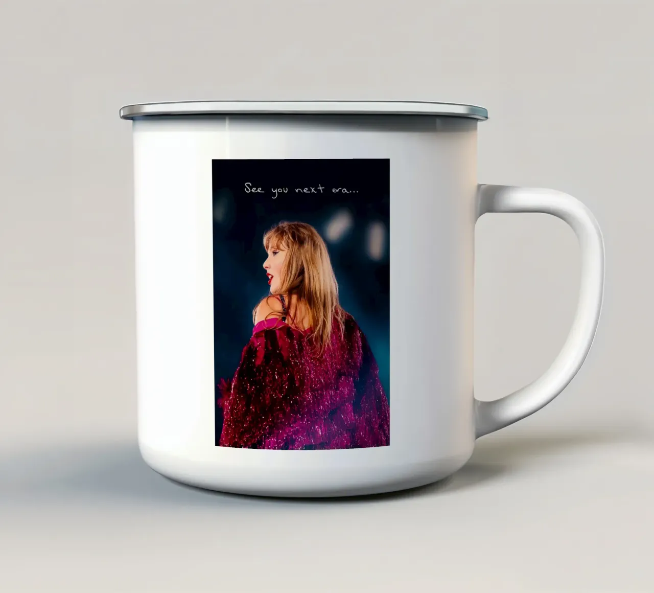Taylor Swift tazza in smalto da Musadad Shop