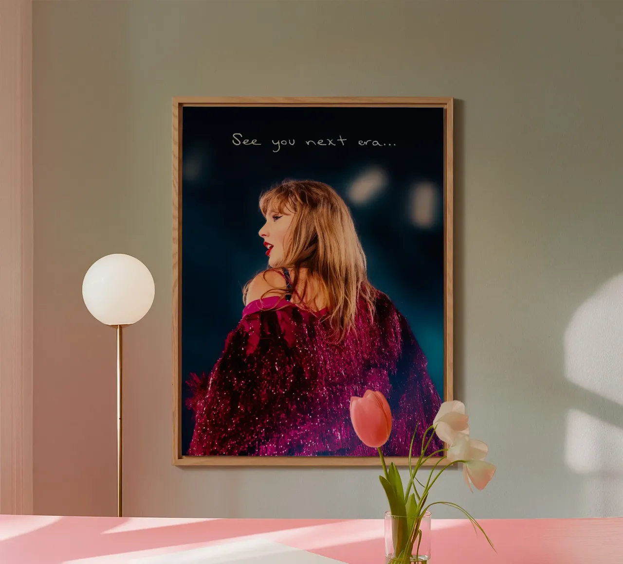 Taylor Swift alluminio dibond da Musadad Shop