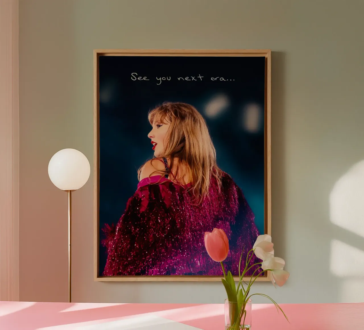 Taylor Swift canvas met Baklijst van Musadad Shop