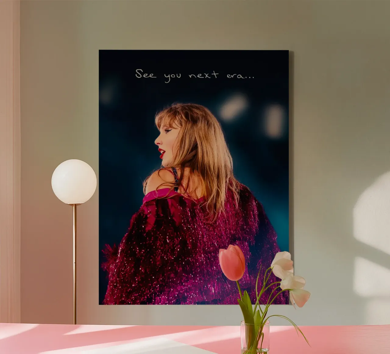 Taylor Swift canvas met Baklijst van Musadad Shop