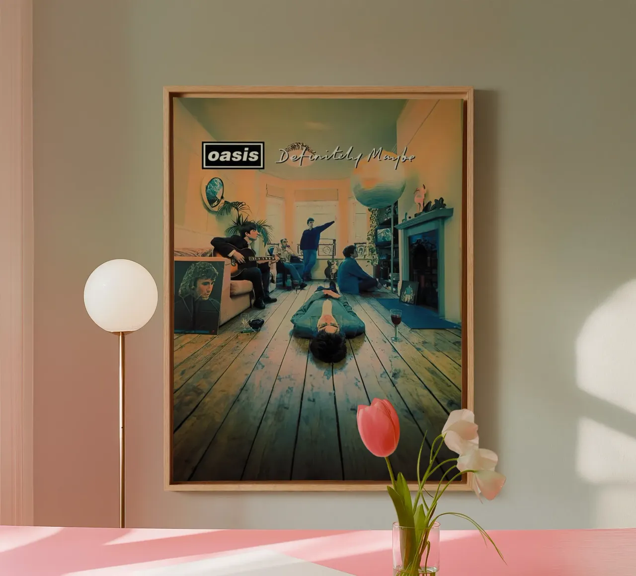 Oasis tela con Cornice a cassetta da Musadad Shop