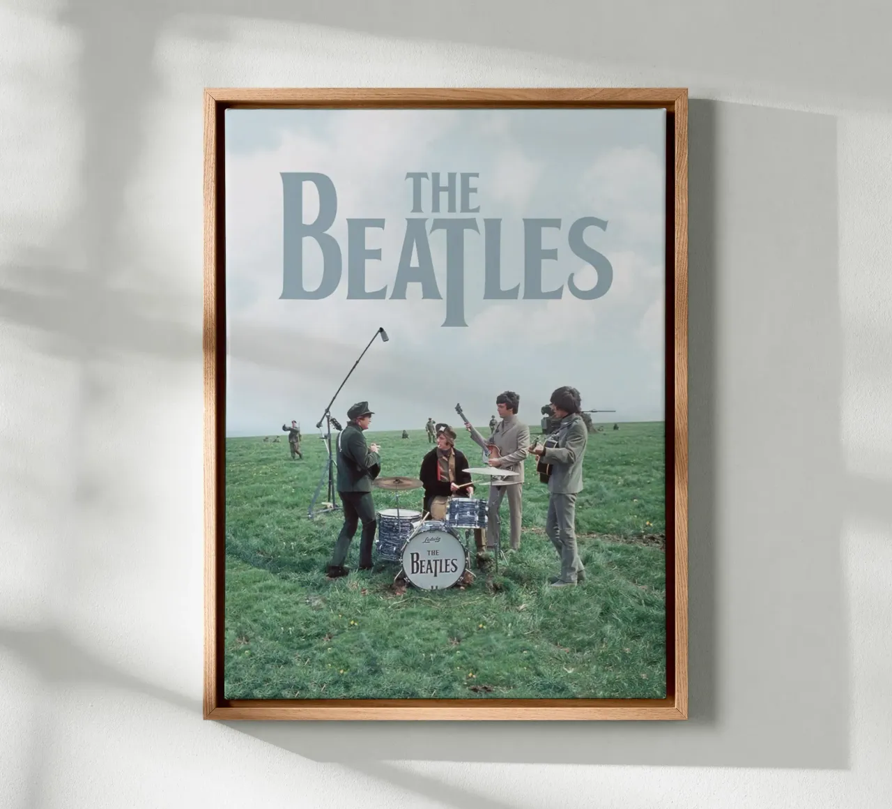 The Beatles tela con Cornice a cassetta da Musadad Shop