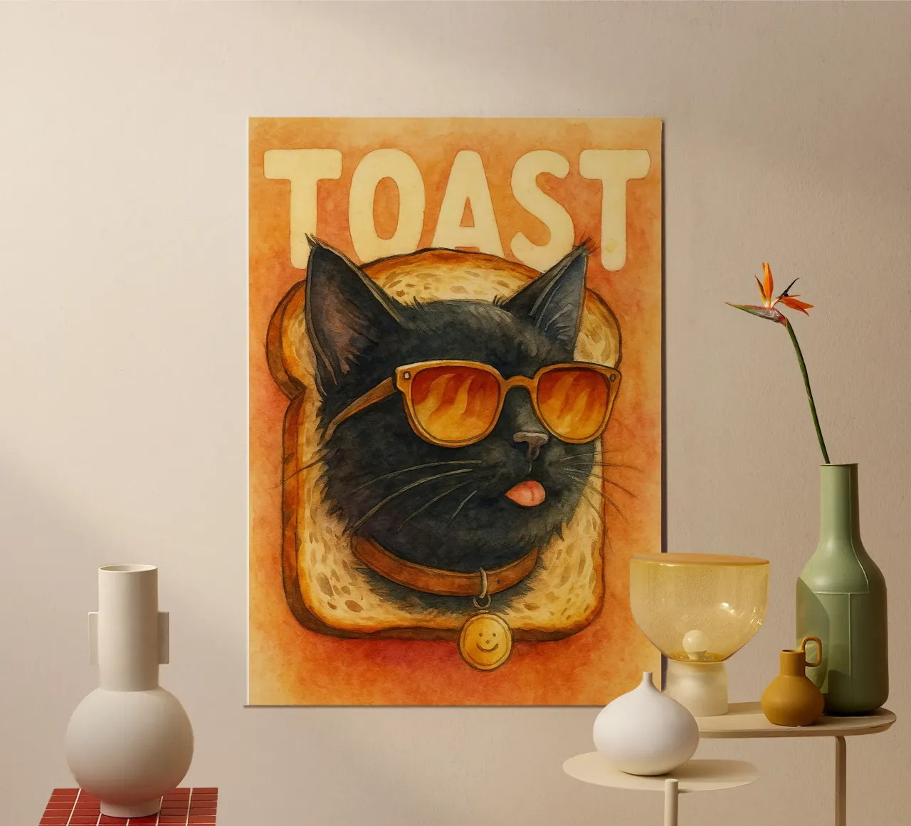 divertenti pistole a zampa di gatto poster da tanabaroo