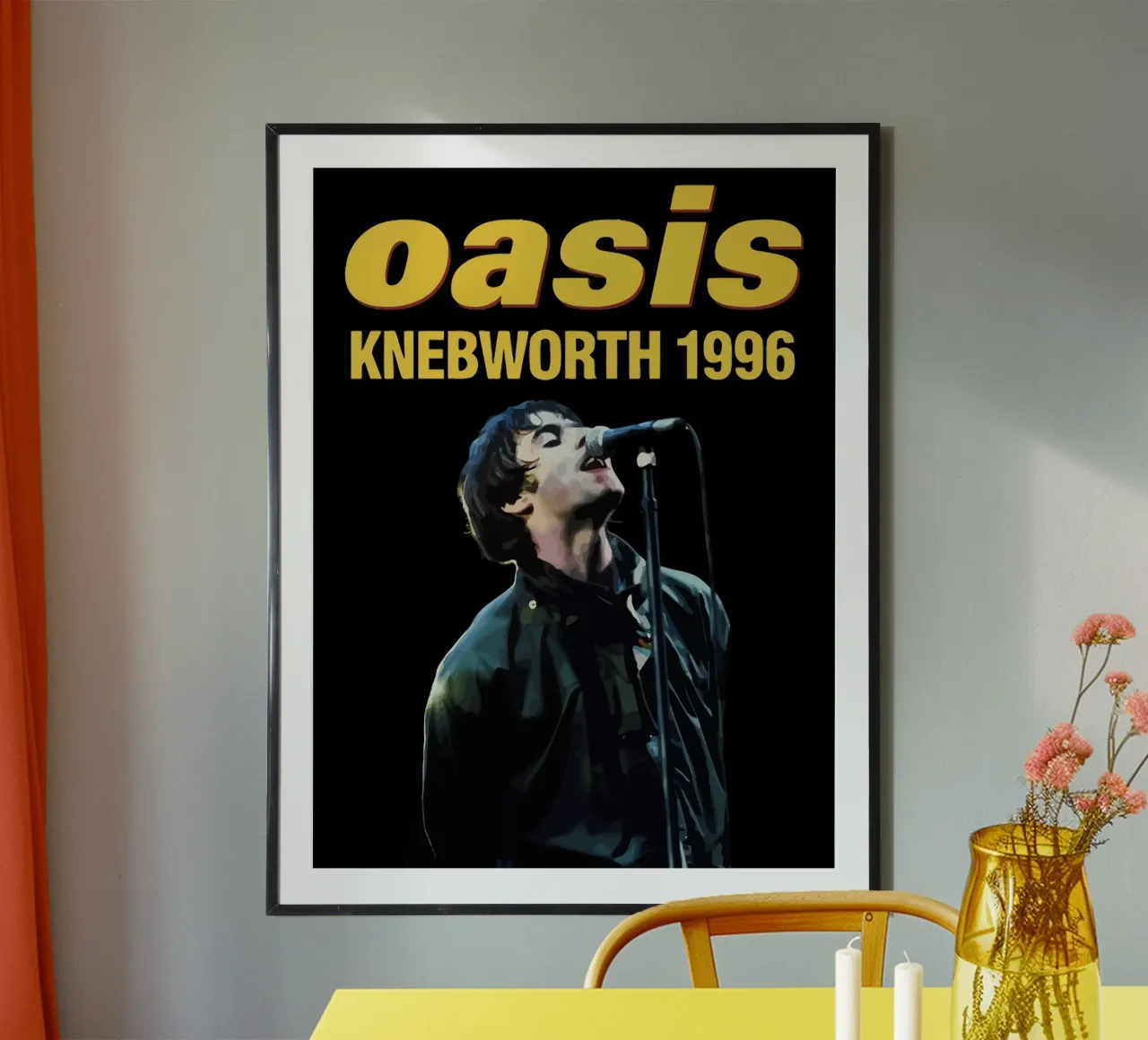 Oasis poster con telaio in legno da Musadad Shop