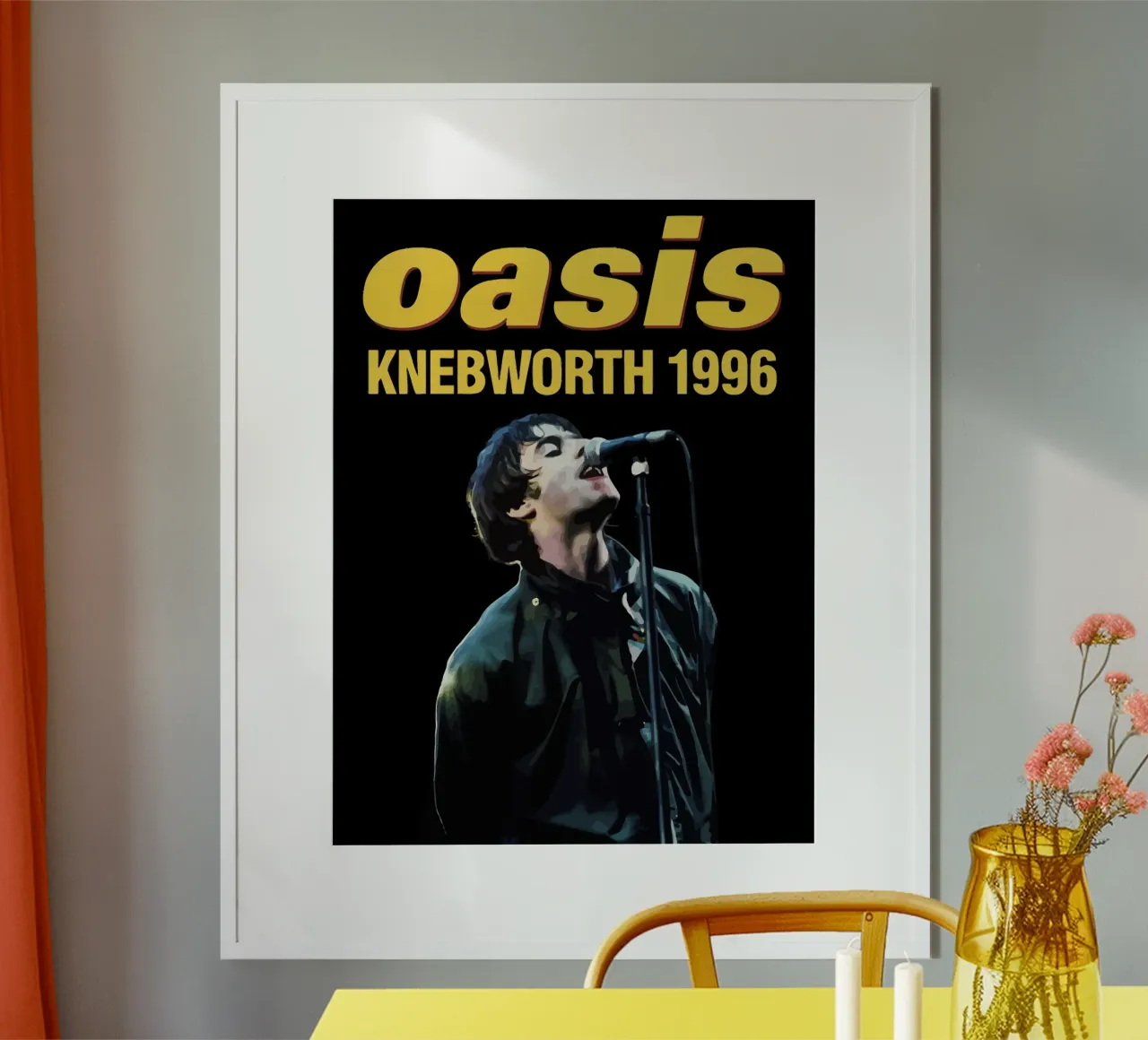 Oasis poster con telaio in legno da Musadad Shop