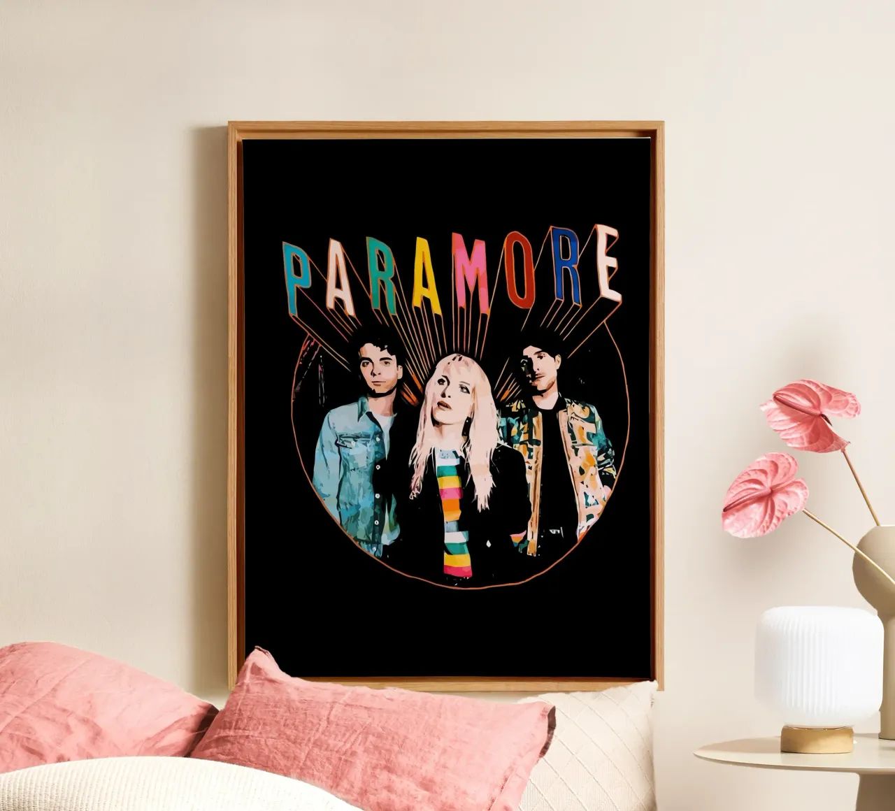 Paramore canvas met Baklijst van Musadad Shop