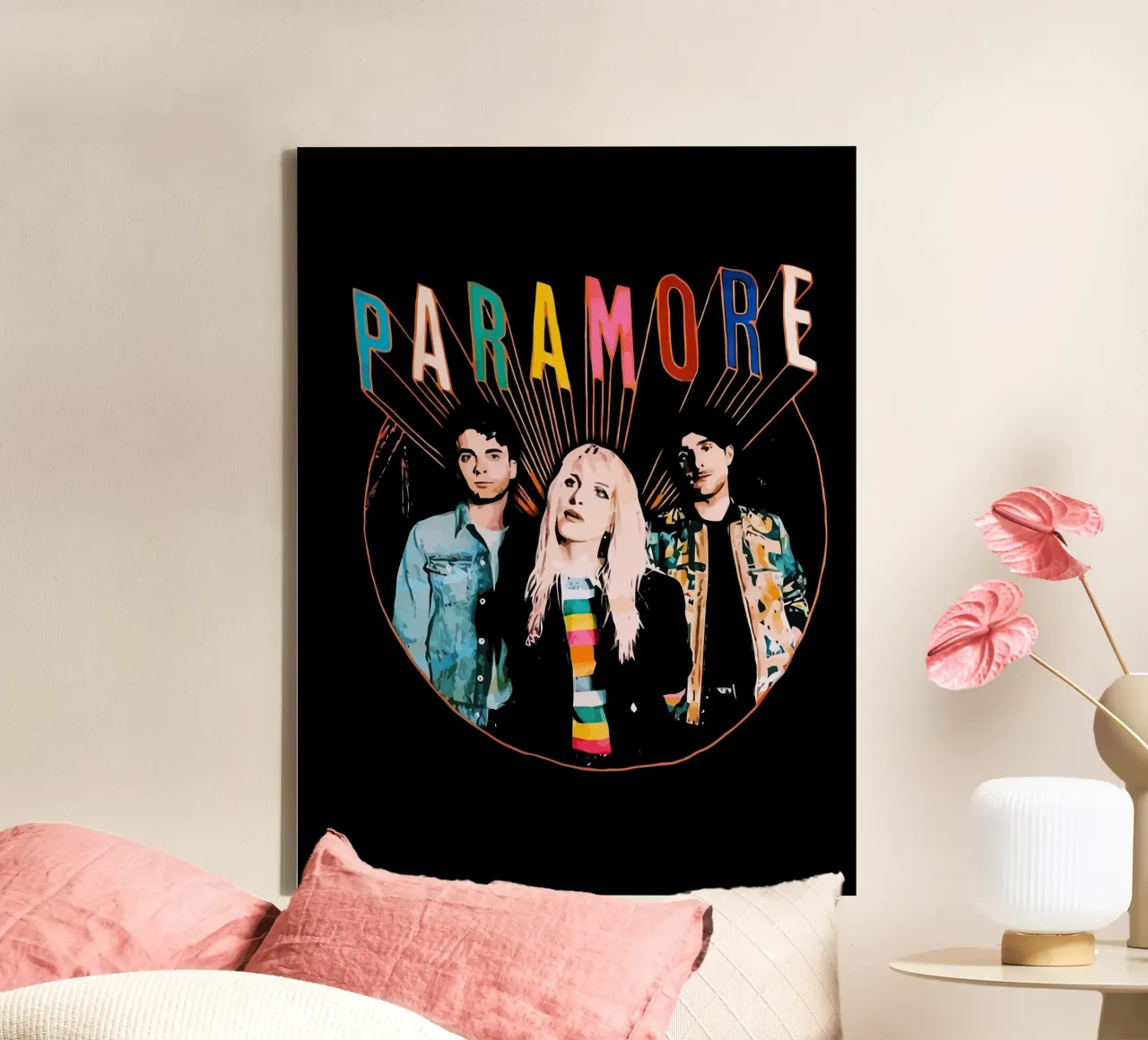 Paramore canvas met Baklijst van Musadad Shop