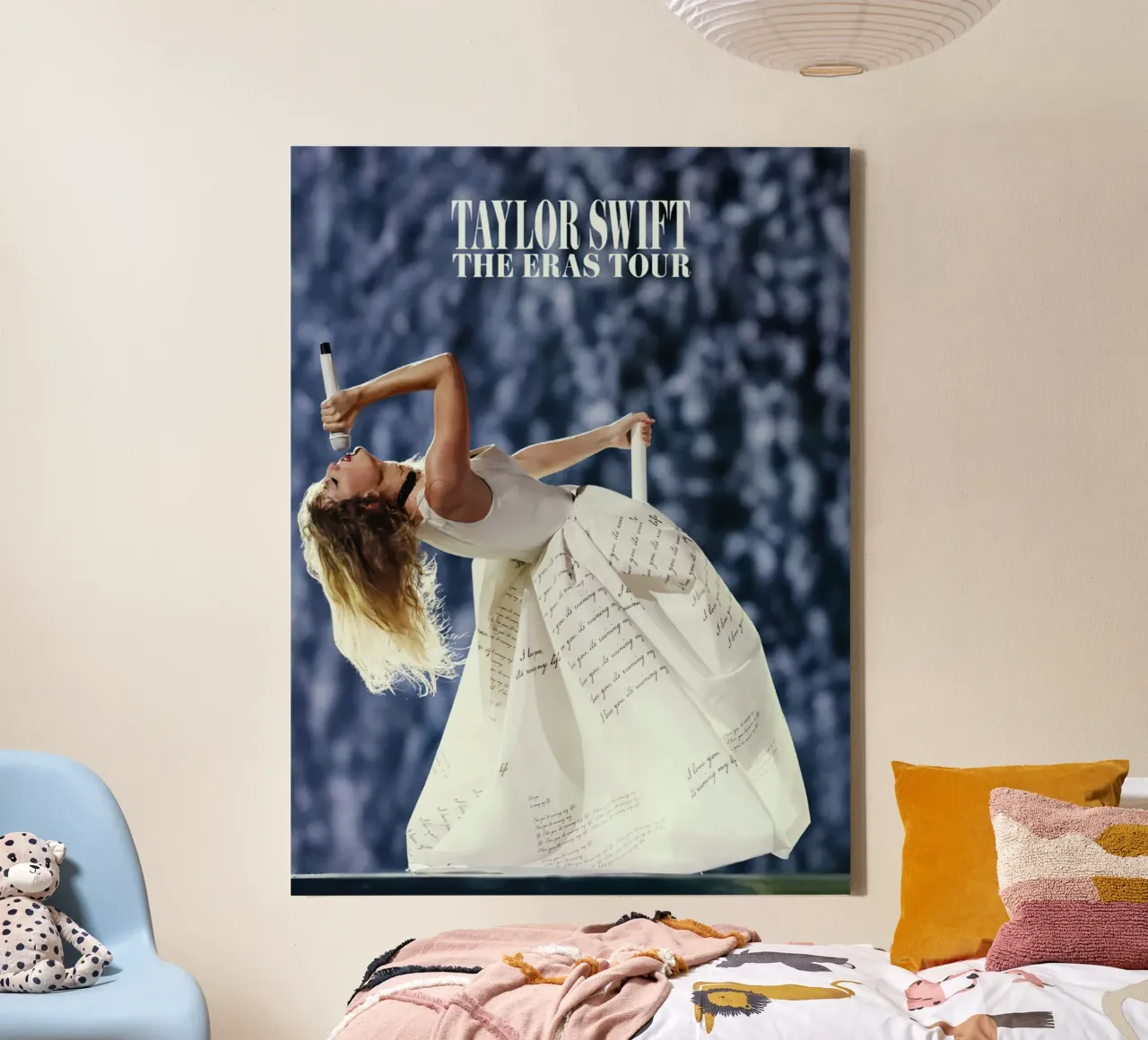 Taylor Swift Leinwand mit Schattenfugenrahmen von Musadad Shop