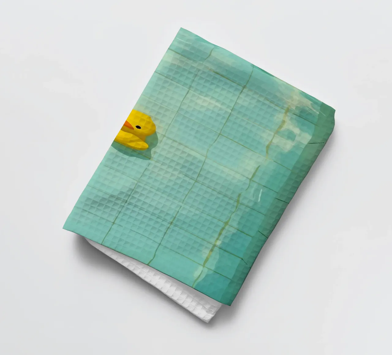 Duck drowns in swimming pool canovaccio da cucina da Dumery Art