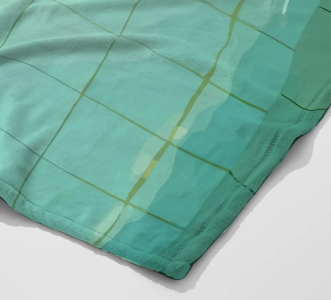 Duck drowns in swimming pool coperta in pile da Dumery Art