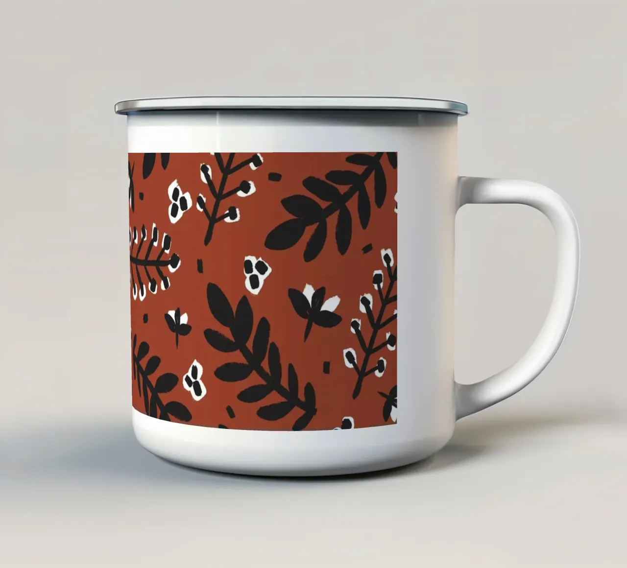 Pattern No 23 tazza in smalto da treechild